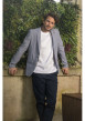 Thumbnail Pantalon Chino New Miles marine uni avec une coupe slim et 4 poches - Image 16