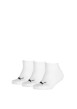 Thumbnail Lot de 3 paires de chaussettes blanches unies à logo noir sur le dessus - Image 2