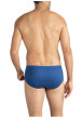 Thumbnail Slip en coton bleu pourvu de motifs brodés et d'une taille élastiquée - Image 4