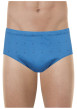 Thumbnail Slip en coton bleu pourvu de motifs brodés et d'une taille élastiquée - Image 5