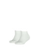 Thumbnail Paire de chaussettes blanches unies avec une coupe basse