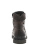 Thumbnail Bottines en cuir marron avec semelle à talon plat et intérieur fourré - Image 6