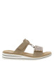 Thumbnail Mules femme beige