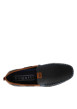 Thumbnail Mocassins homme en cuir marine avec une languette d'aisance arrière - Image 5