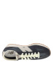 Thumbnail Baskets tennis 471 bleu marine à talon plat avec un empiècement nubuck - Image 4