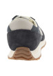 Thumbnail Baskets tennis 471 bleu marine à talon plat avec un empiècement nubuck - Image 6