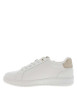 Thumbnail Tennis blanches à talon plat avec des lacets et un zip latéral - Image 2