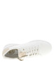 Thumbnail Tennis blanches à talon plat avec des lacets et un zip latéral - Image 4