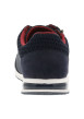 Thumbnail Sneakers bleu marine à talon plat avec des lacets et un zip latéral - Image 6