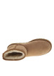 Thumbnail Bottines en cuir suède beige, fourrées en laine, à semelle plate Treadlite et slip-on - Image 5
