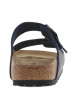 Thumbnail Mules Arizona marine mat à semelle compensée, boucles ardillon et première cuir - Image 4