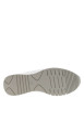 Thumbnail Baskets basses blanches à semelle à talon compensé haut, à lacets et zip latéral - Image 6