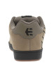Thumbnail Baskets kaki en cuir à talon plat avec des lacets et un logo noir - Image 6