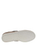 Thumbnail Mocassins bateau en cuir beige à semelle plate avec des lacets cuir - Image 5