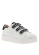 Thumbnail Sneakers blanches et noires fermées par trois bandes auto-agrippantes - Image 3