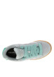 Thumbnail Baskets tennis en cuir vert à talon plat avec des larges lacets - Image 4