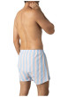 Thumbnail Lot de 2 boxers longs en coton multicolores unis avec une taille élastiquée - Image 5