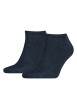 Thumbnail Paire de chaussettes homme bleues unis avec une coupe basse