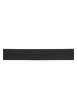 Thumbnail Ceinture en cuir de buffle noire unie avec une boucle métallique - Image 2