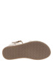 Thumbnail Nu-pieds Inaya E en cuir dorés avec une boucle à ardillon et fines brides - Image 5