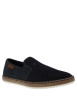 Thumbnail Espadrilles homme marine unies en toile et à semelle à corde
