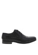 Thumbnail Derbies en cuir noir à talon décroché bas et à lacets ronds noirs