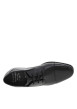 Thumbnail Derbies en cuir noir à talon décroché bas et à lacets ronds noirs - Image 4