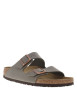Thumbnail Mules Arizona kaki avec 2 boucles à ardillon bronze et logo sur le côté - Image 3