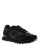 Thumbnail Baskets running Travis Sport Rash en cuir noires avec une semelle crantée - Image 2