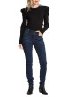Thumbnail Jean en coton mélangé brut avec une coupe skinny et des passants - Image 10