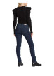 Thumbnail Jean en coton mélangé brut avec une coupe skinny et des passants - Image 11