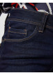 Thumbnail Jean en coton mélangé brut avec une coupe skinny et des passants - Image 17
