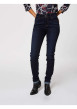 Thumbnail Jean en coton mélangé brut avec une coupe skinny et des passants - Image 19