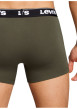 Thumbnail Lot de 3 boxers classique en coton kaki et noir uni avec logo - Image 4