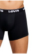 Thumbnail Lot de 3 boxers classique en coton kaki et noir uni avec logo - Image 5