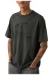 Thumbnail T-shirt en coton anthracite imprimé à coupe droite pourvu d'un col rond - Image 3
