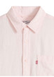 Thumbnail Chemise en coton rose à coupe droite pourvue d'un col à revers - Image 2