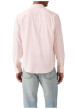 Thumbnail Chemise en coton rose à coupe droite pourvue d'un col à revers - Image 4