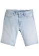 Thumbnail Short 405 en coton ciel coupe droite pourvu de coutures contrastées camel