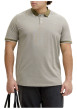 Thumbnail Polo olive uni avec une coupe droite et un col boutonné à manches courtes - Image 3