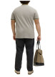 Thumbnail Polo olive uni avec une coupe droite et un col boutonné à manches courtes - Image 4
