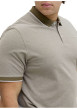 Thumbnail Polo olive uni avec une coupe droite et un col boutonné à manches courtes - Image 5