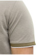 Thumbnail Polo olive uni avec une coupe droite et un col boutonné à manches courtes - Image 6