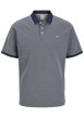 Thumbnail Polo marine uni avec une coupe droite et un col boutonné à manches courtes