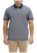 Thumbnail Polo marine uni avec une coupe droite et un col boutonné à manches courtes - Image 2