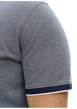 Thumbnail Polo marine uni avec une coupe droite et un col boutonné à manches courtes - Image 5