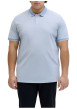 Thumbnail Polo en bleu ciel uni avec une coupe droite et un col boutonné - Image 2