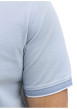 Thumbnail Polo en bleu ciel uni avec une coupe droite et un col boutonné - Image 8