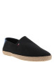 Thumbnail Espadrilles noires avec un à talon plat et fermeture slip-on - Image 3