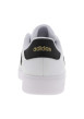 Thumbnail Baskets skate blanches à talon plat avec un logo en relief au talon - Image 6